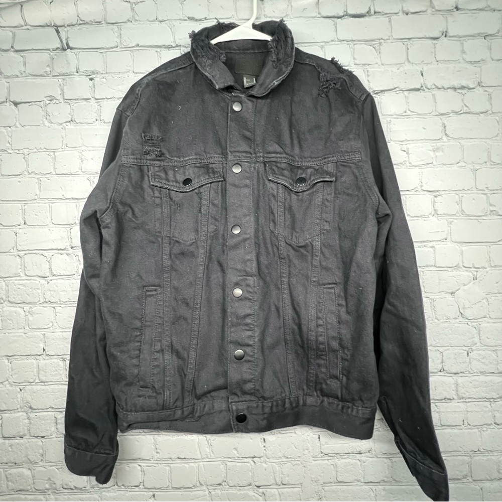 Men's Black Denim Jacket